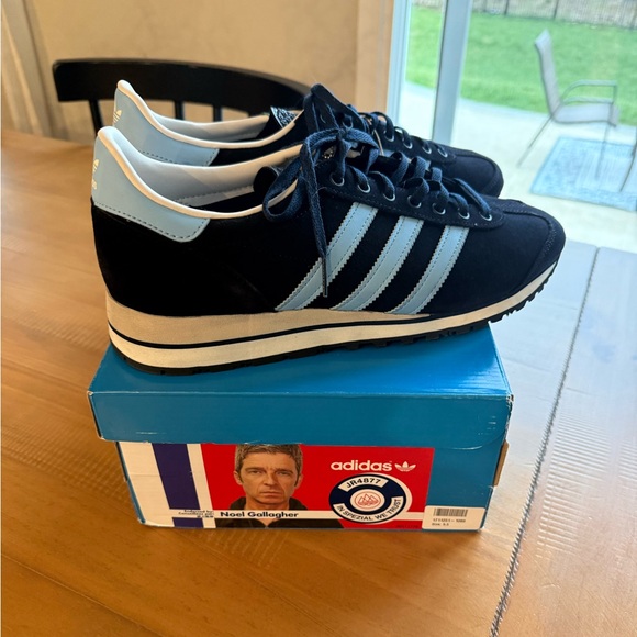 adidas Other - Noel Gallagher adidas Marathon SPZL Navy and Light Blue Classic Retro Sneakers